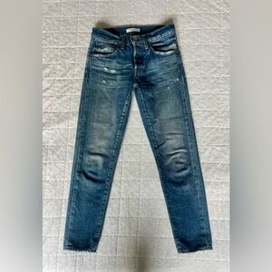 Moussy Vintage Vienna Tapered Jeans Size 24 Japanese Denim Like New